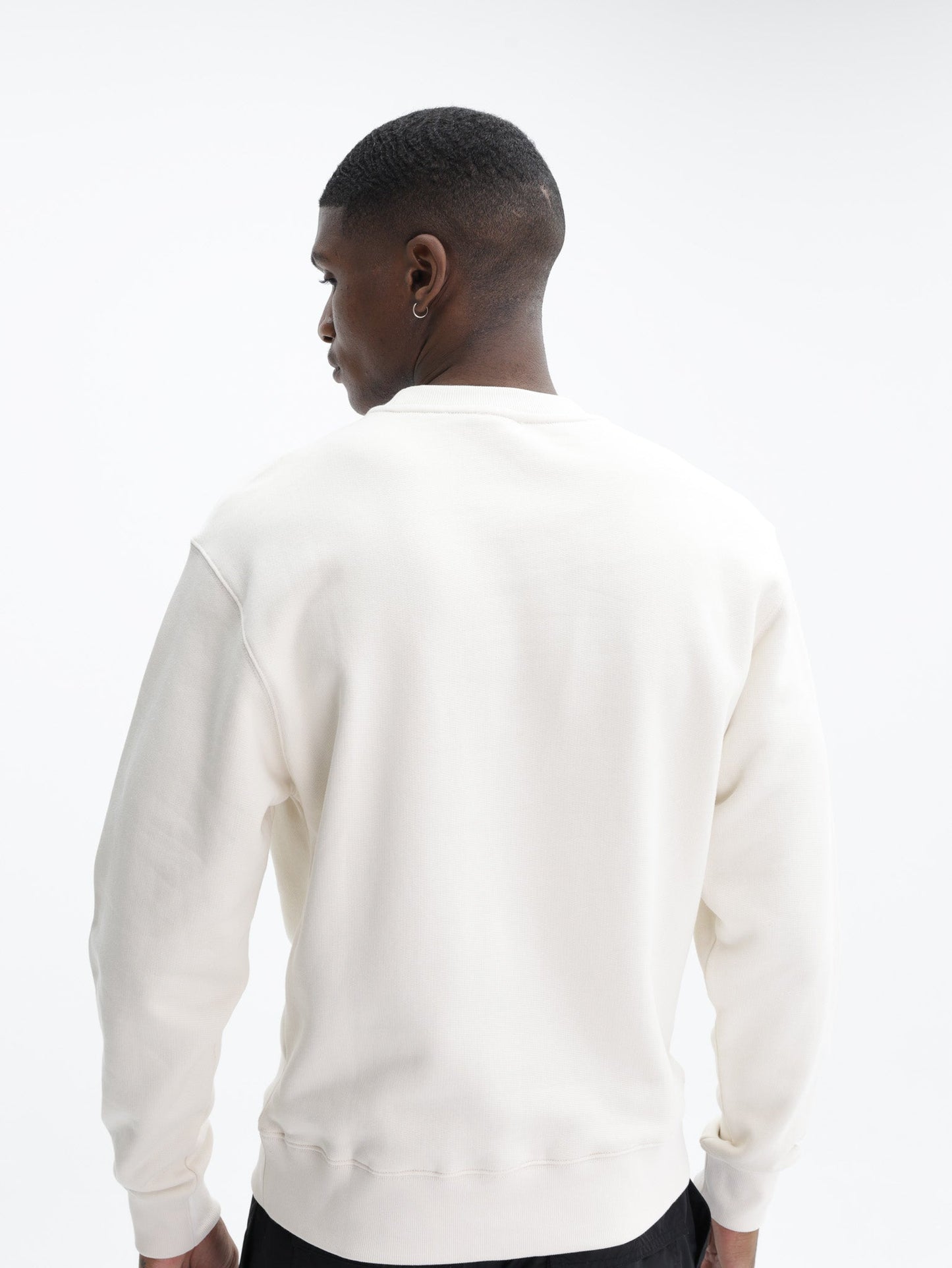 Kenzo Sweatshirt  Knitted Cotton Pullover Ecru