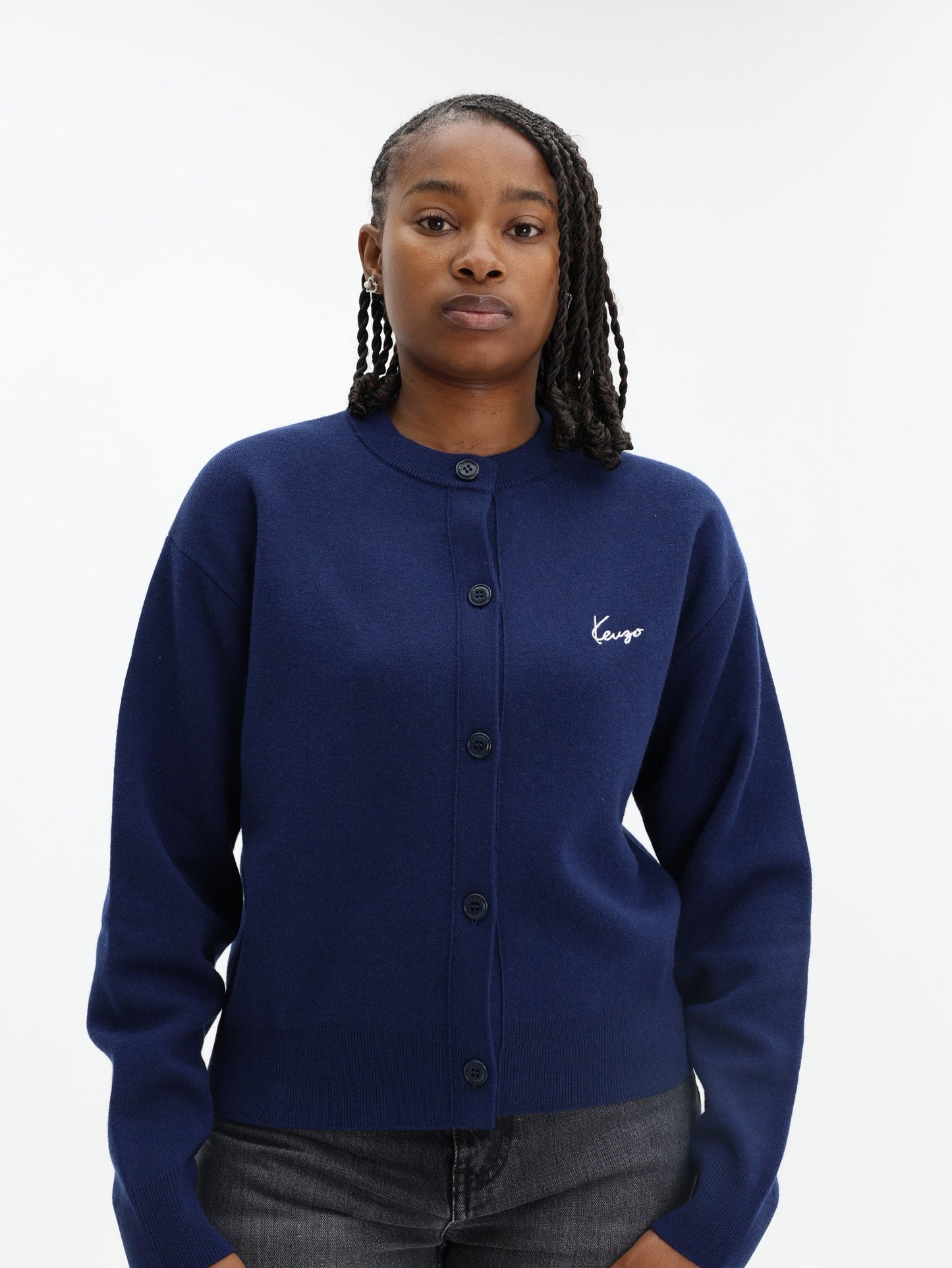 Kenzo Cardigan Midnight Blue