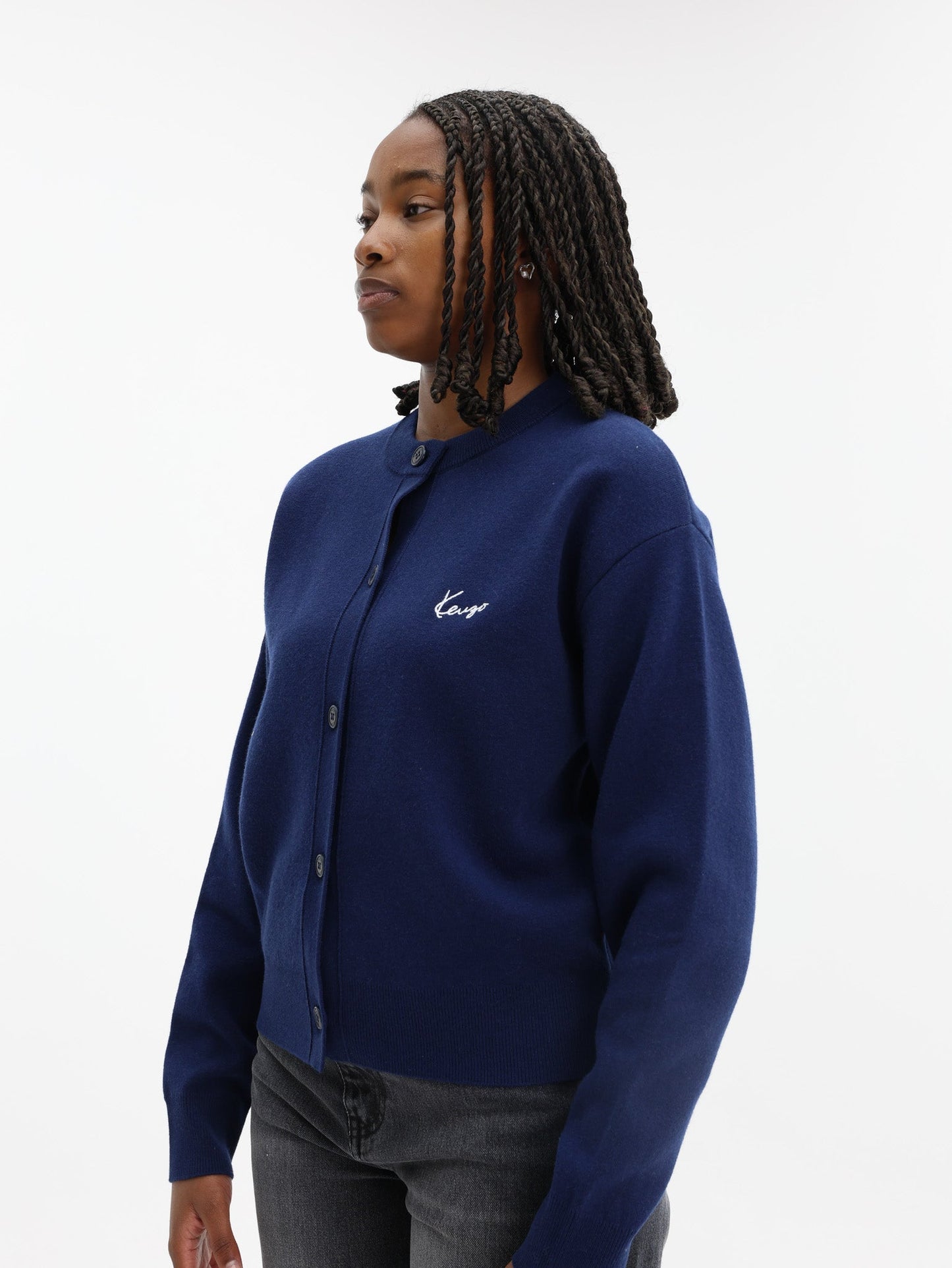 Kenzo Cardigan Midnight Blue