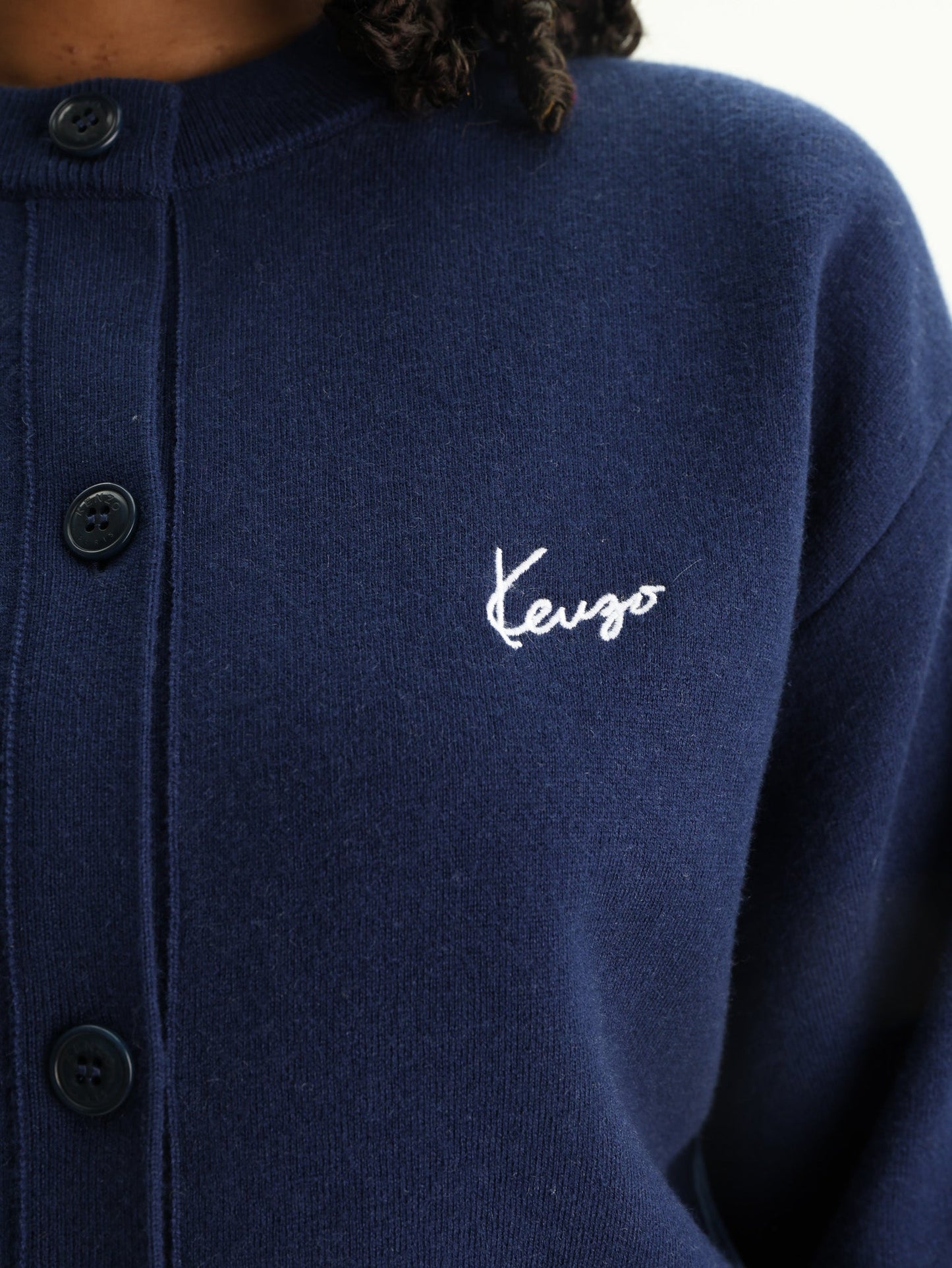 Kenzo Cardigan Midnight Blue