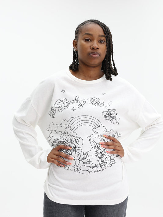 Kenzo Sweater Lucky Me Off-White