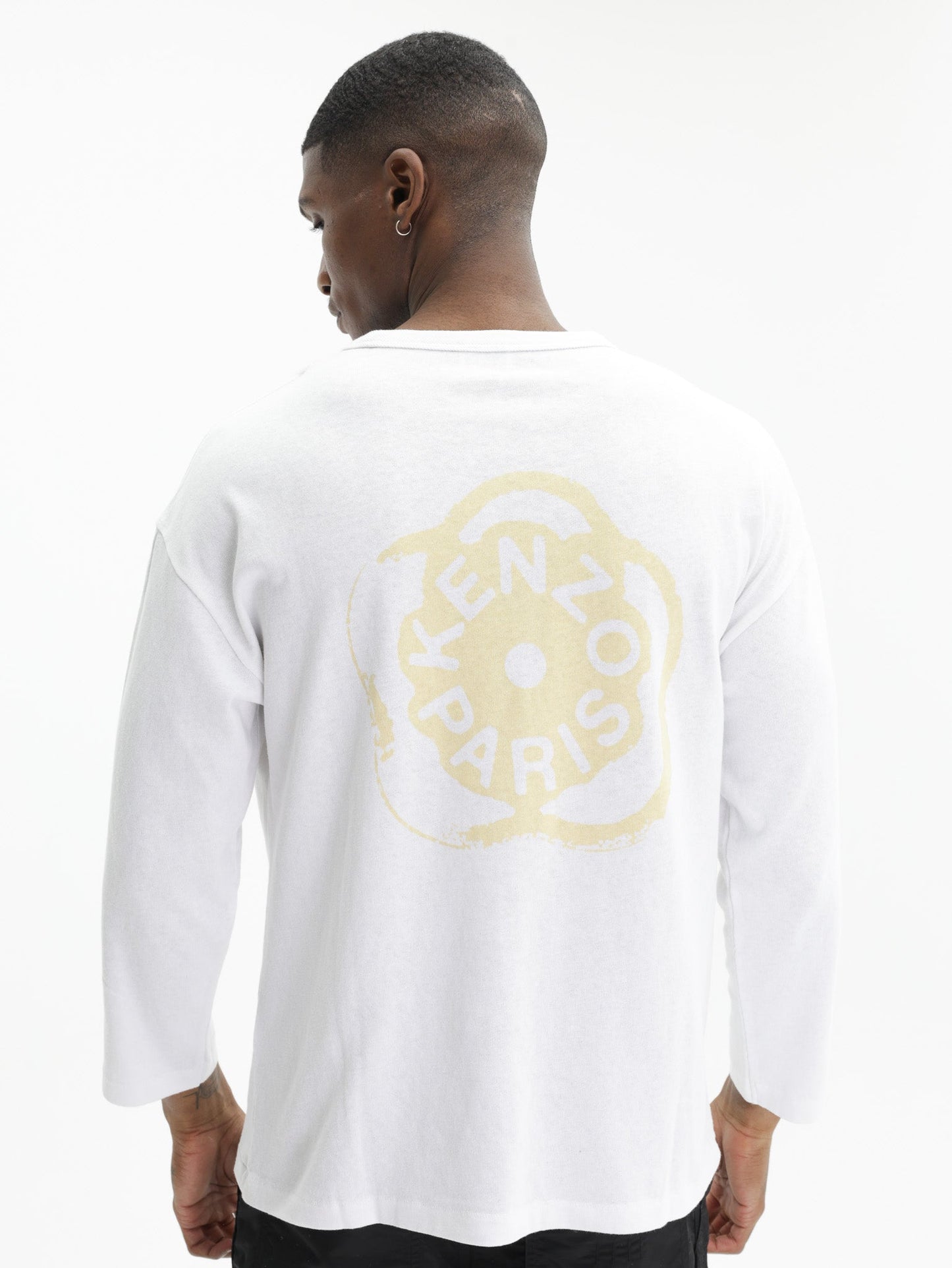 Kenzo T-Shirt Ls Boke Flower 2.0 White