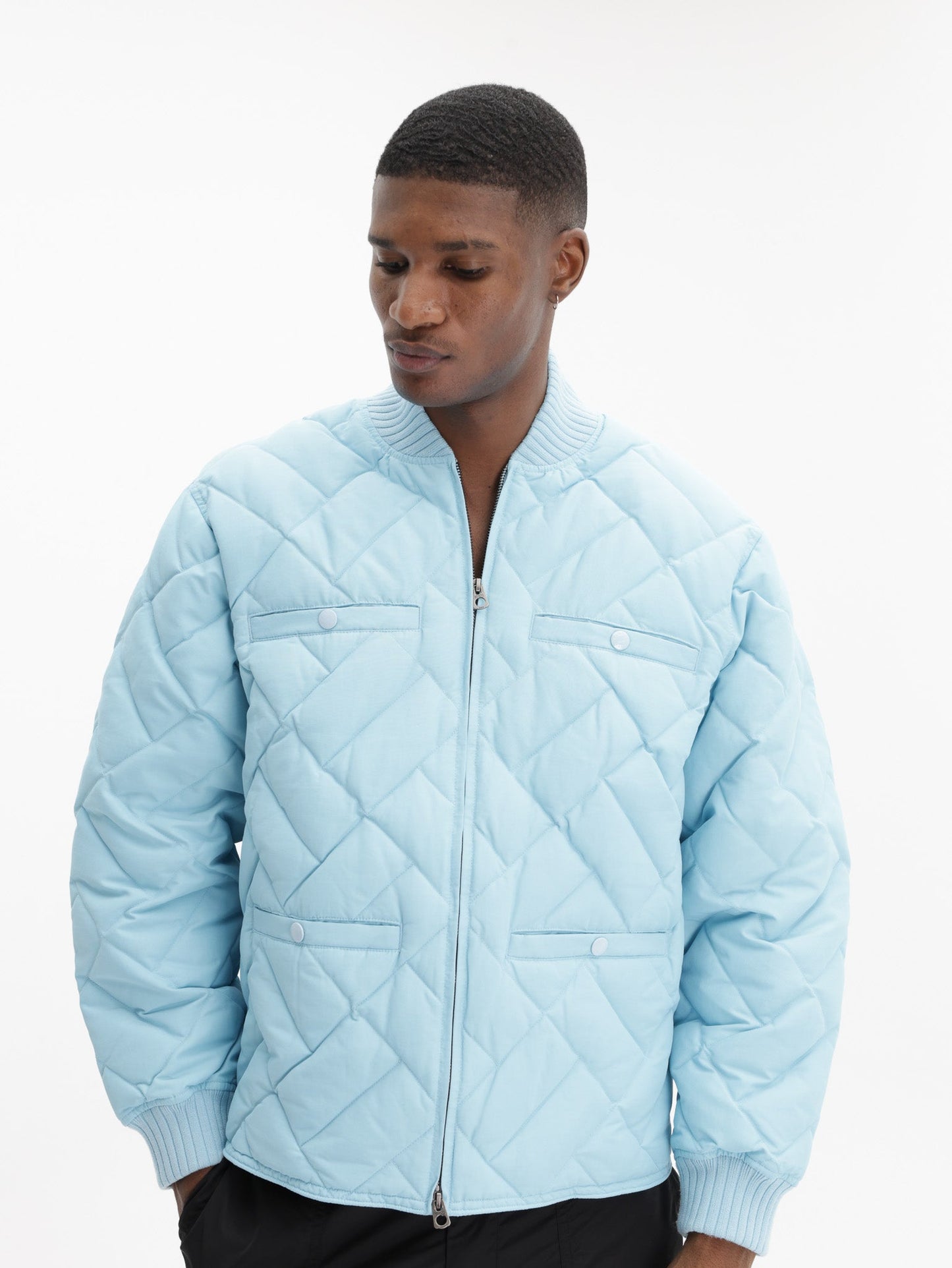 Kenzo Jacket Quilted Down Glacier