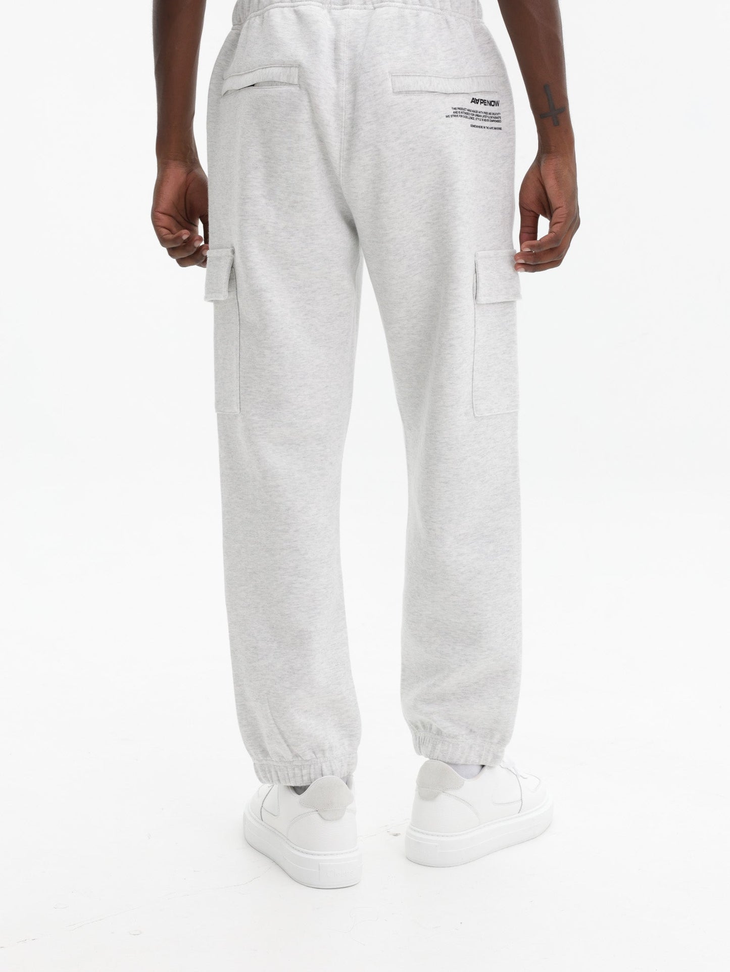 Aape Track Pants Now Heather White