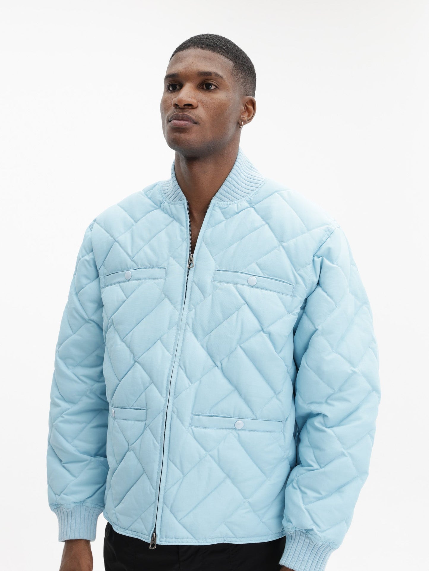 Kenzo Jacket Quilted Down Glacier