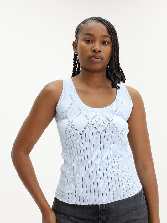 Kenzo Top Logo Light Blue