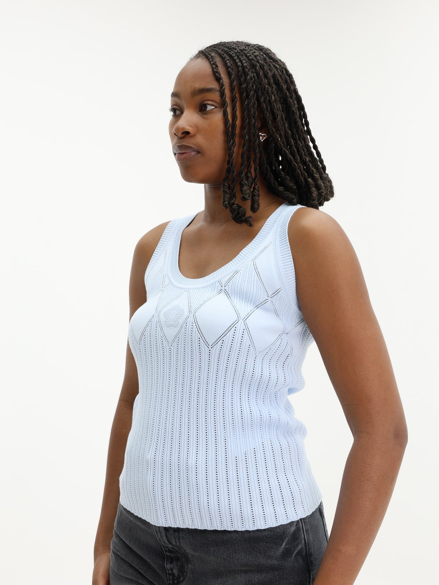 Kenzo Top Logo Light Blue