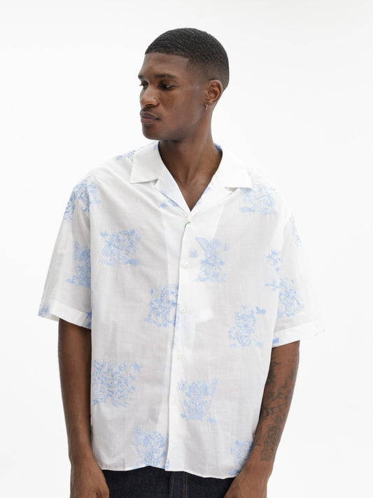 Kenzo Shirt Sc Woven Cotton White