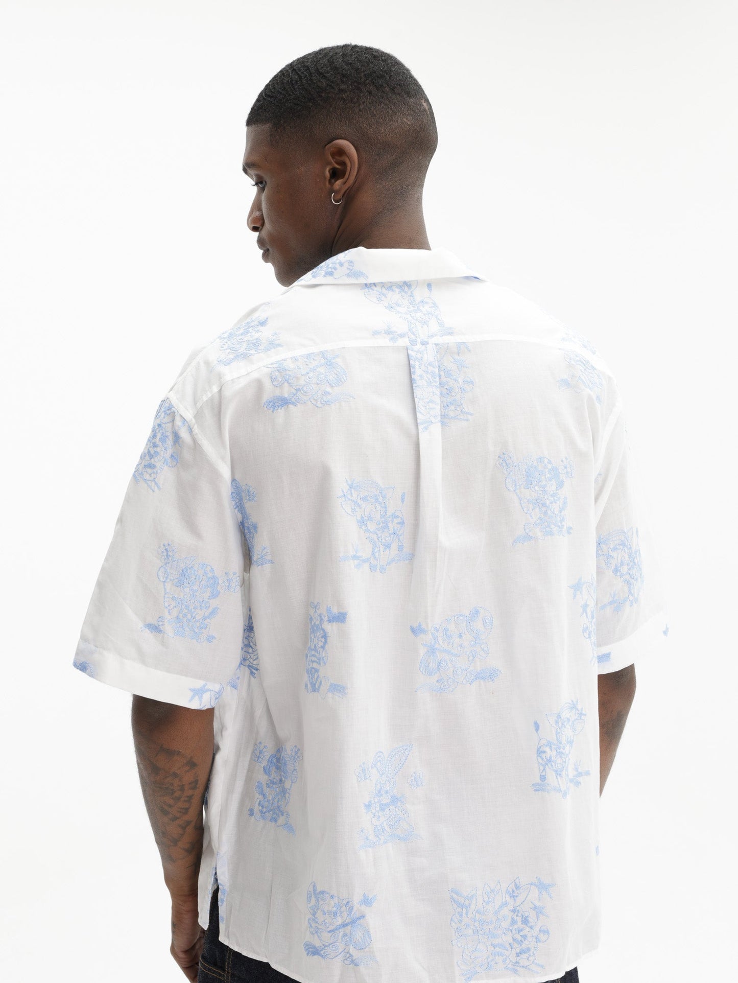 Kenzo Shirt Sc Woven Cotton White