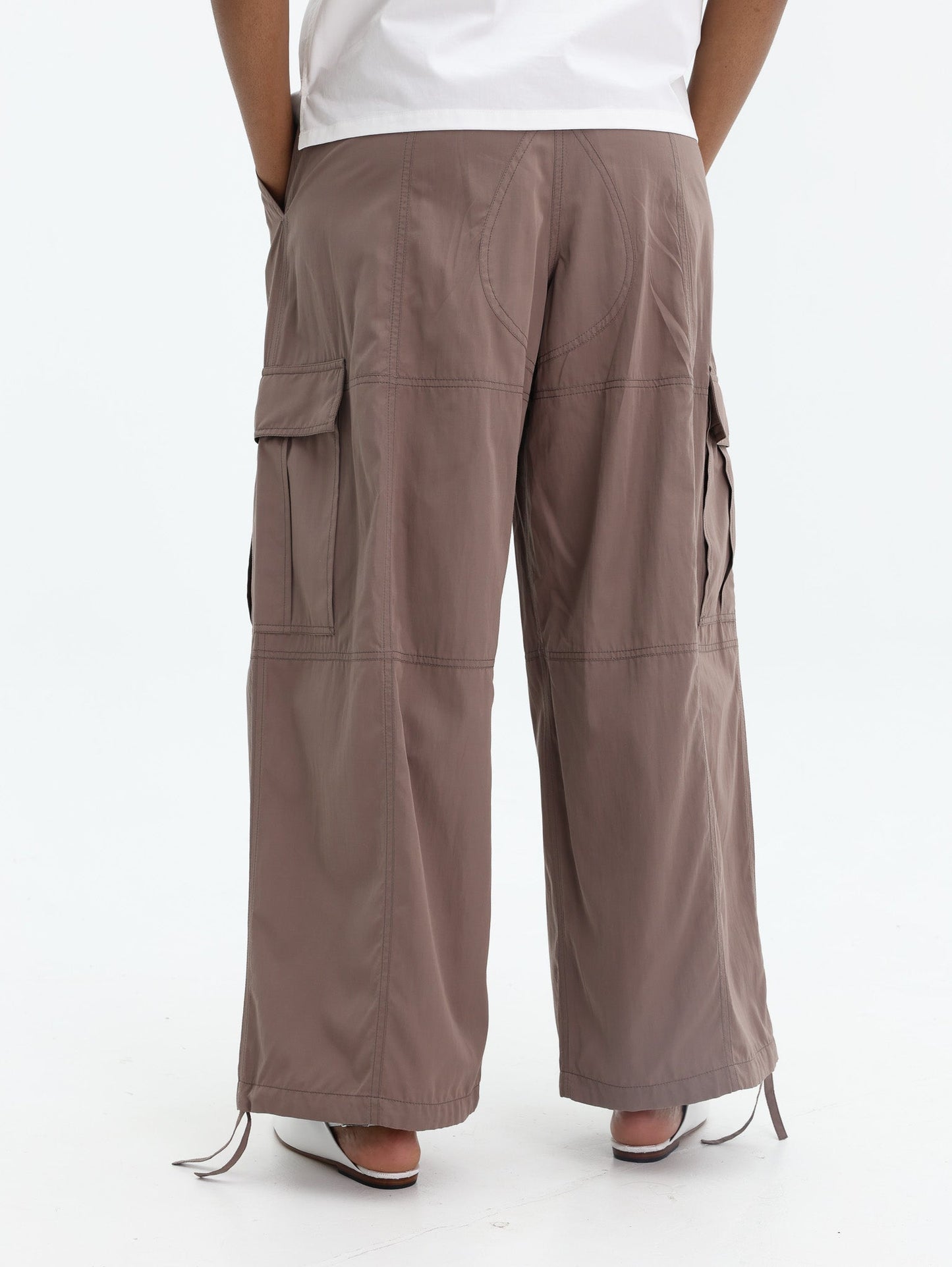 Kenzo Pants Logo Taupe