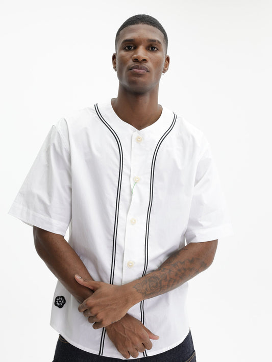 Kenzo Shirt Sc Woven Cotton White
