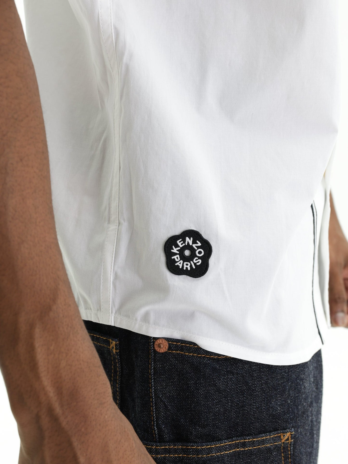 Kenzo Shirt Sc Woven Cotton White