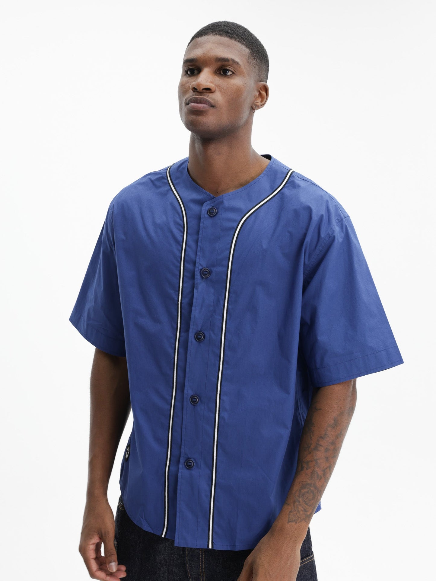 Kenzo Shirt Sc Woven Cotton Blue