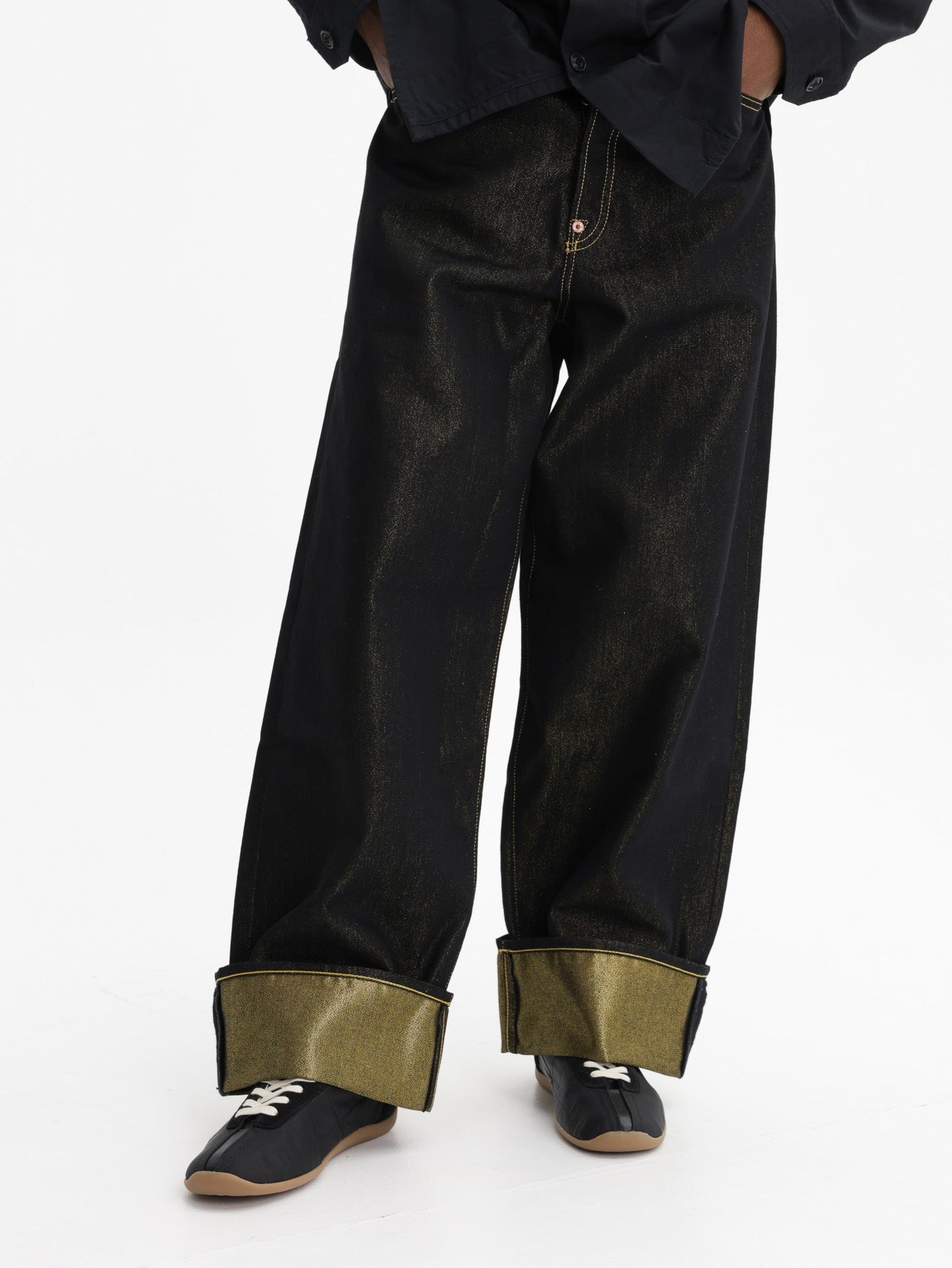Kenzo Jeans Woven Denim  Black