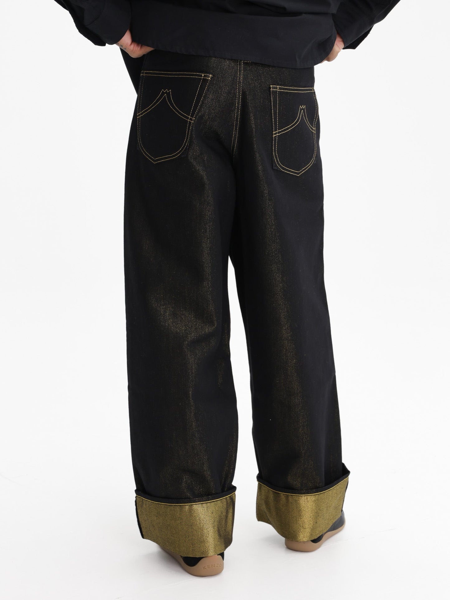 Kenzo Jeans Woven Denim  Black