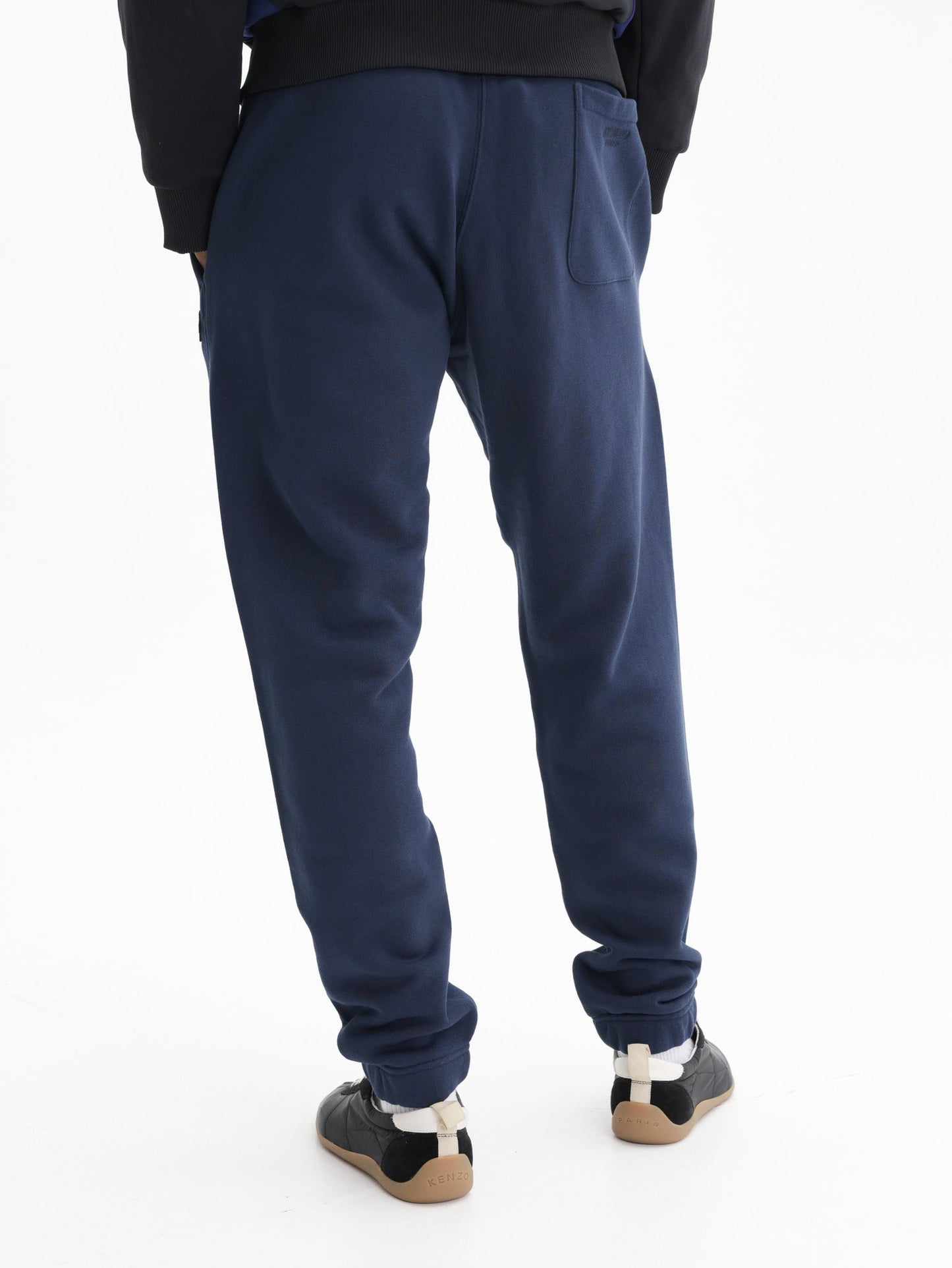 Kenzo Jog Pants Boke Flower Embroidered Navy