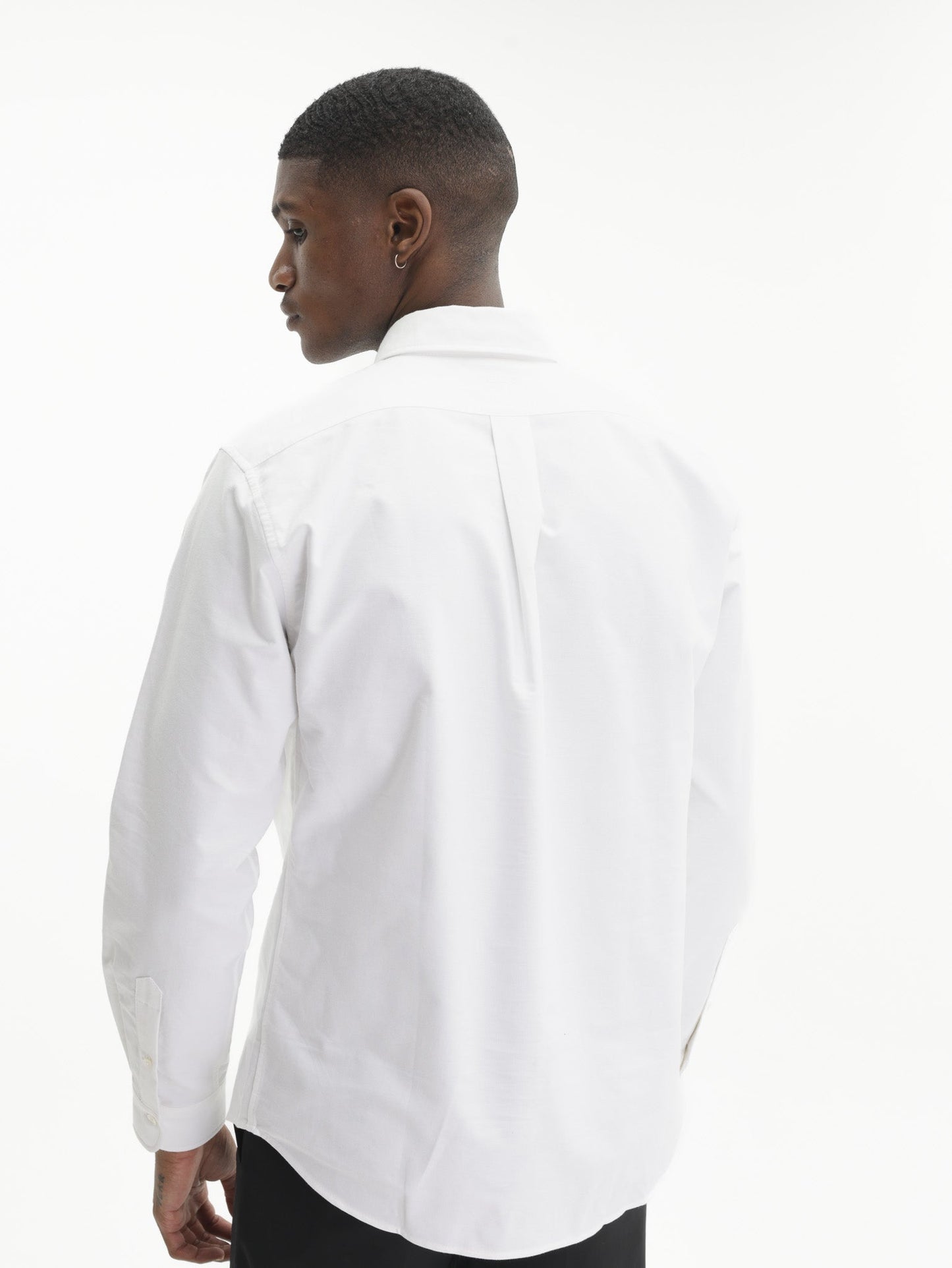 Kenzo Shirt Ls Woven Cotton White