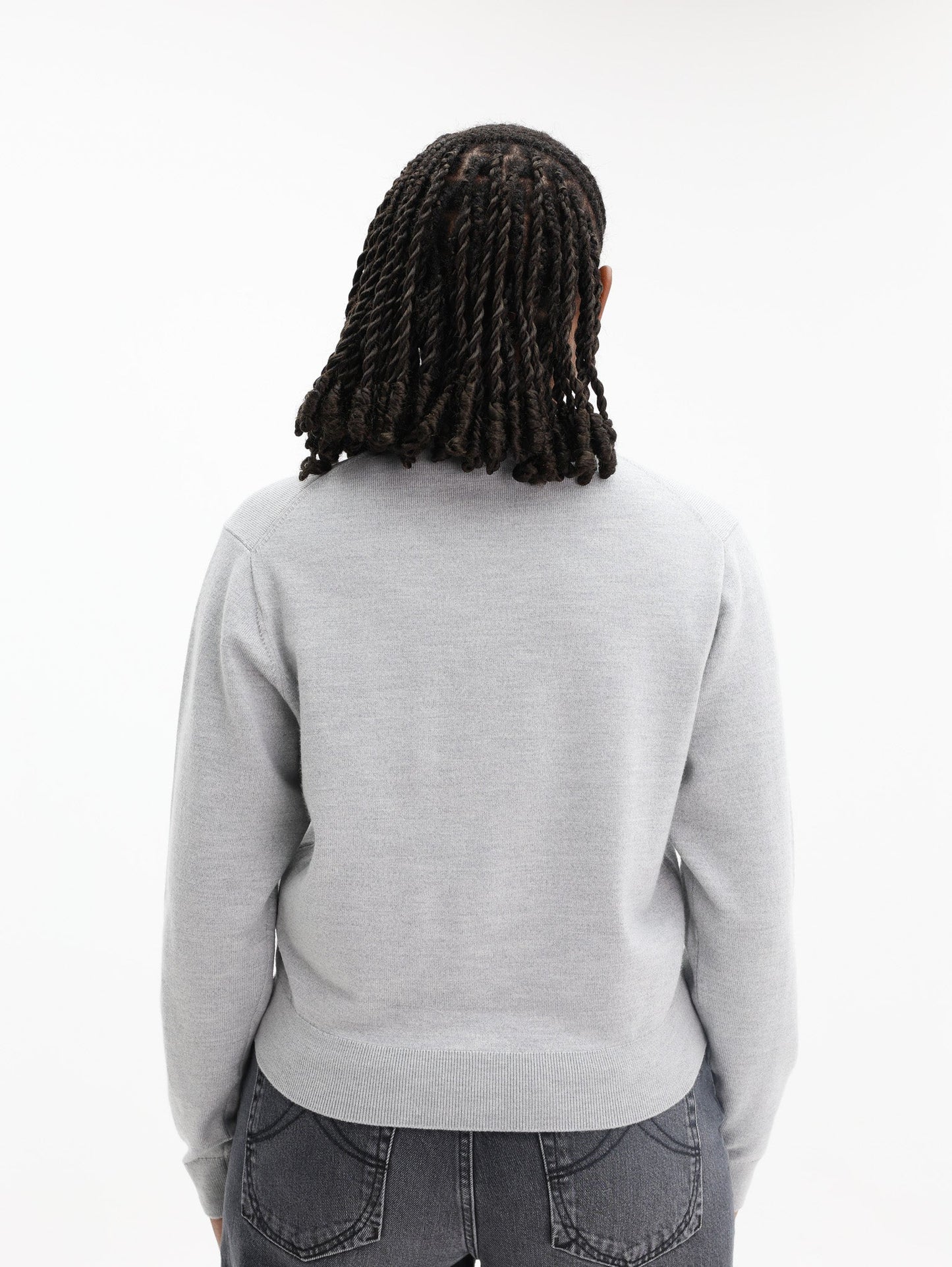 Kenzo Sweater Logo Pearl Grey