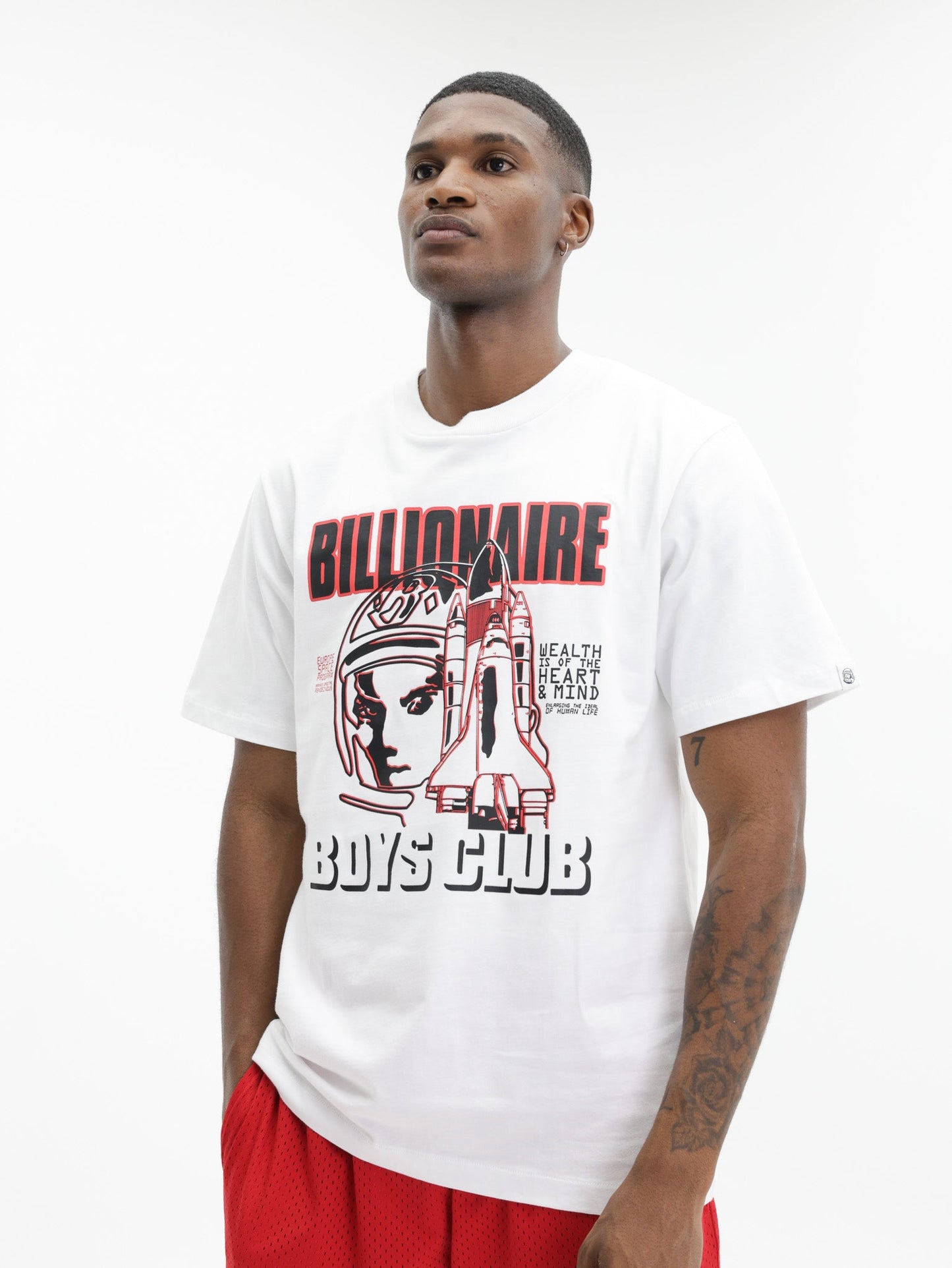 Billionaire Boys Club T-Shirt Spce Program White