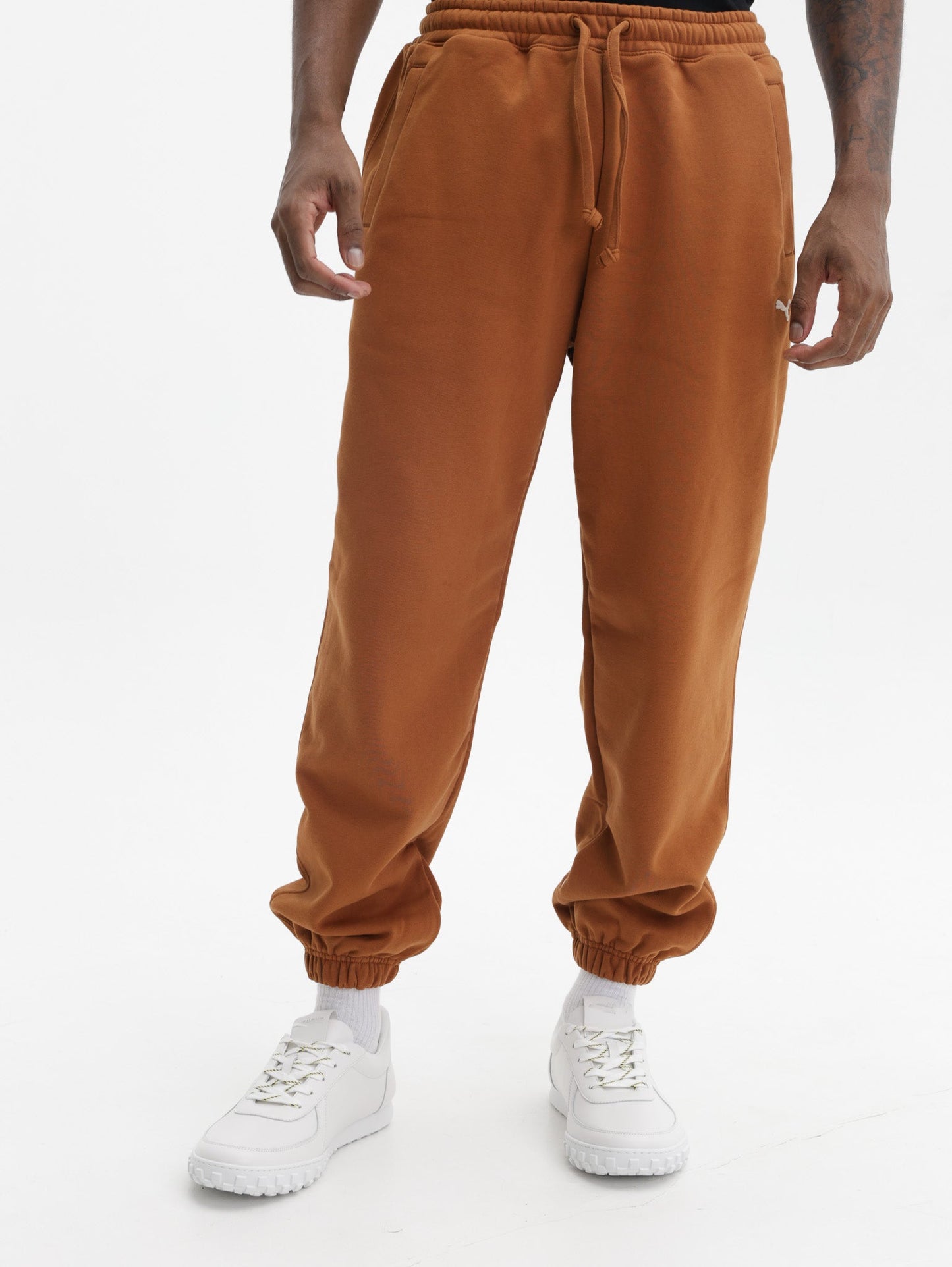 Puma Track Pants Select Essentials Brown