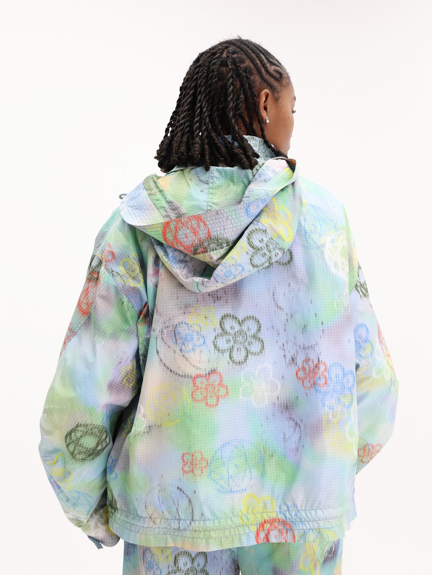 Kenzo Jacket Allover Print Light Blue