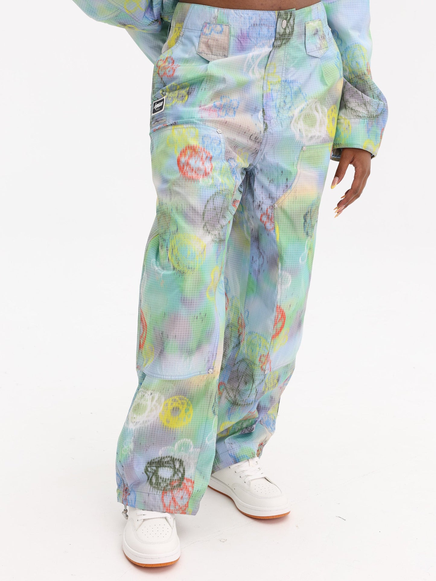 Kenzo Pants Woven Synthetic Blue