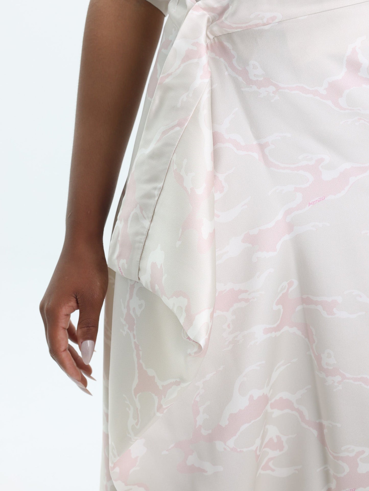 Kenzo Skirt  Woven Pearl Grey