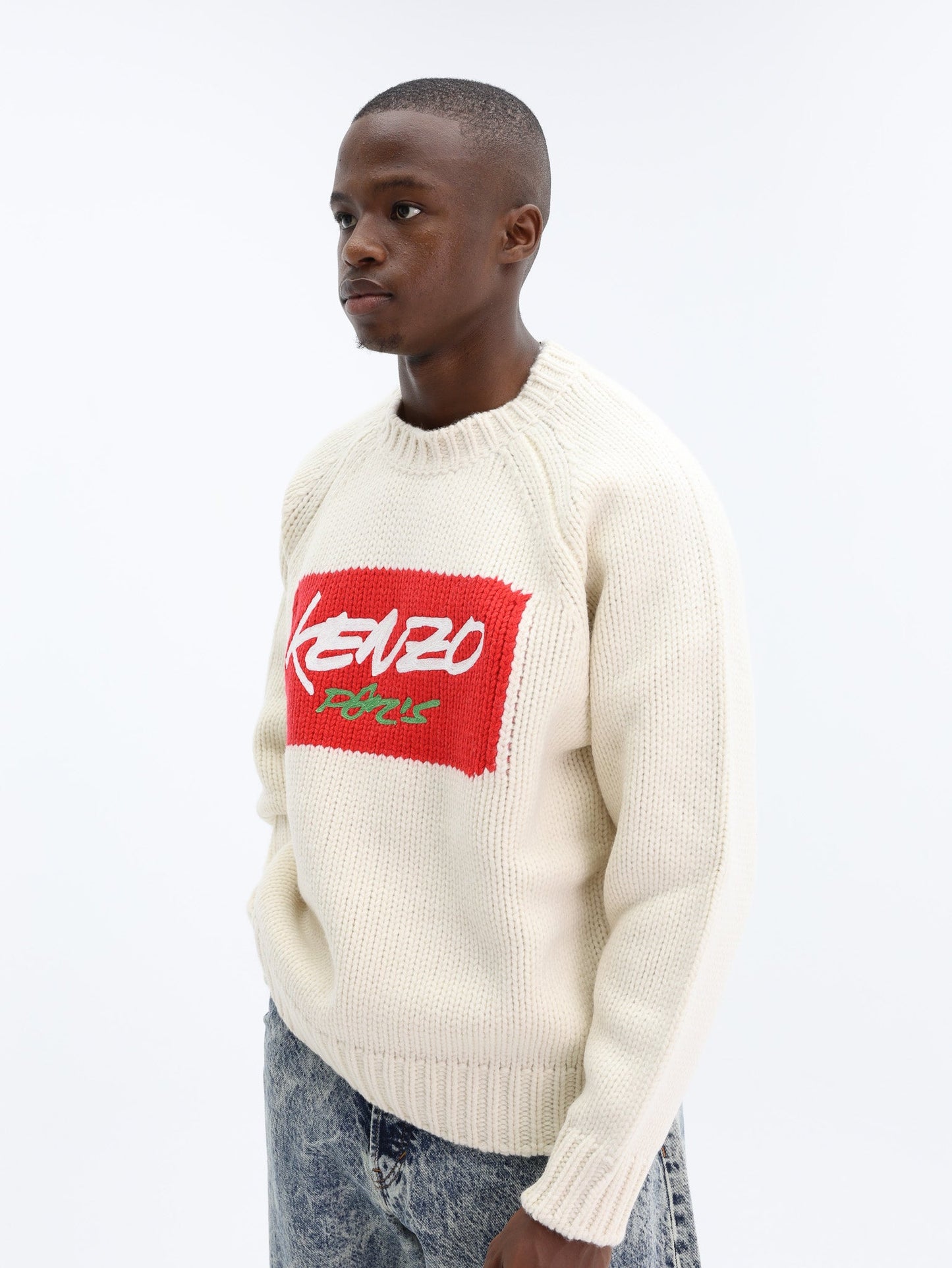 Kenzo Sweater Logo Off-White
