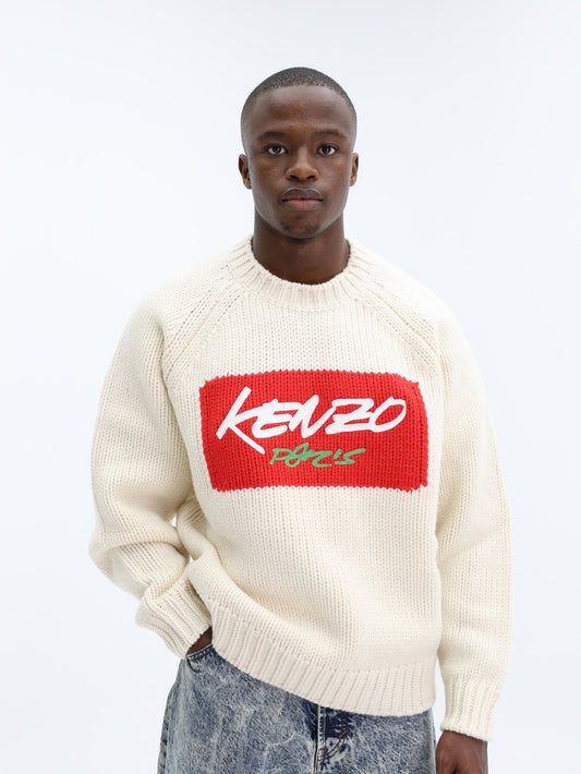 Kenzo Sweater Logo Off-White