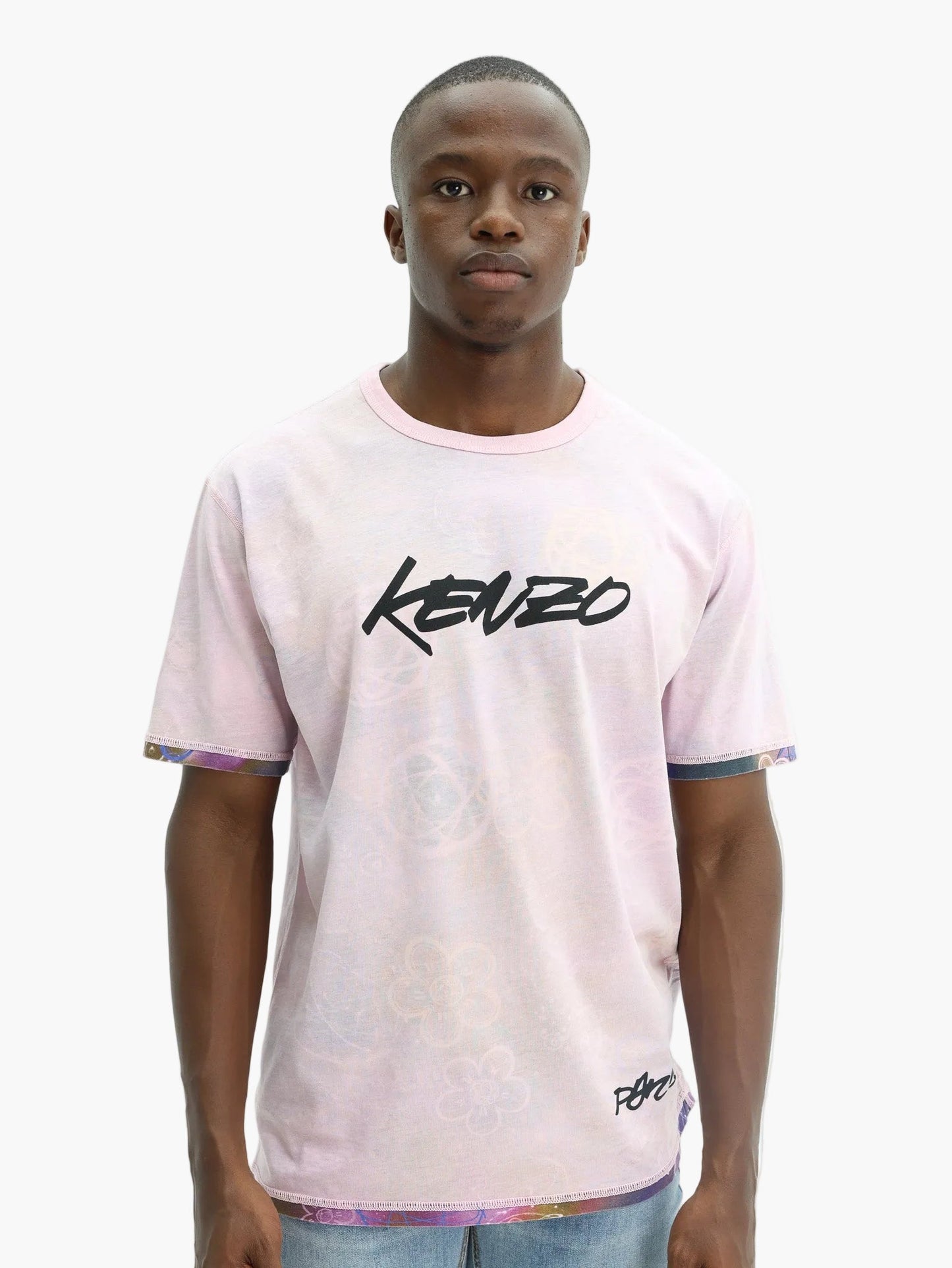 Kenzo T-Shirt Logo Rose