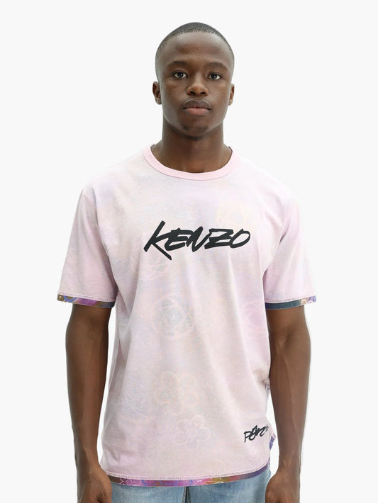 Kenzo T-Shirt Logo Rose