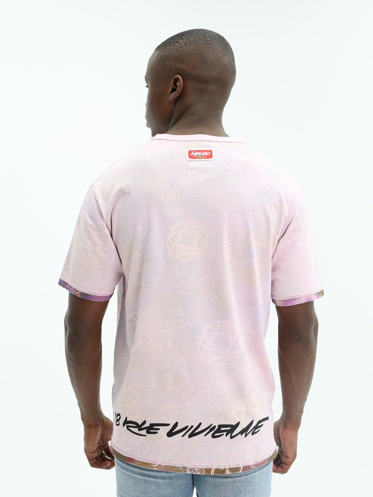 Kenzo T-Shirt Logo Rose