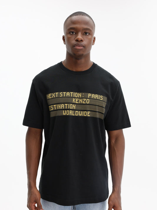 Kenzo T-Shirt Next Station Black