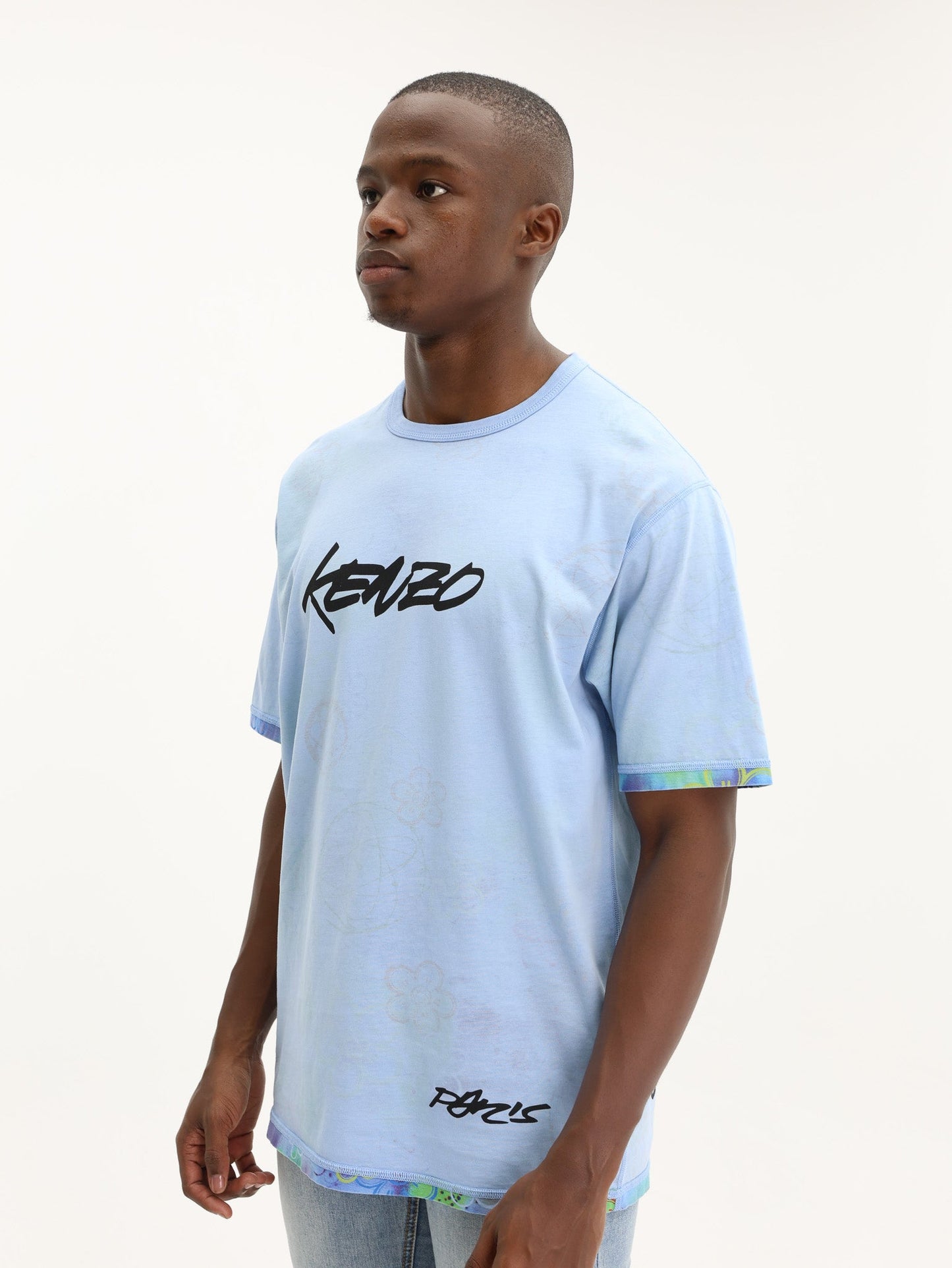 Kenzo T-Shirt Logo Light Blue