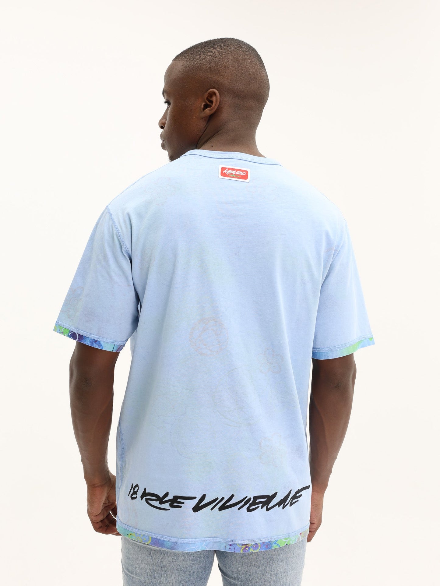 Kenzo T-Shirt Logo Light Blue