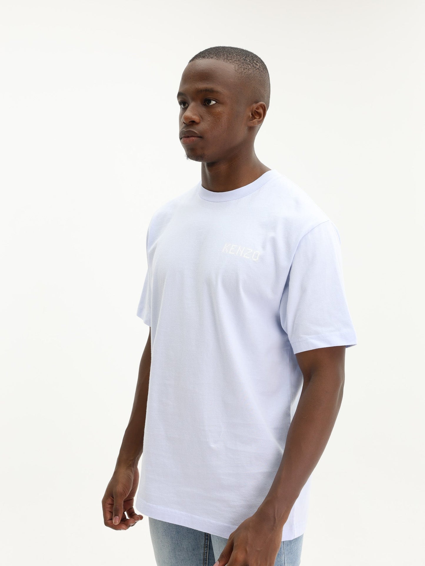Kenzo T-Shirt Logo Light Blue