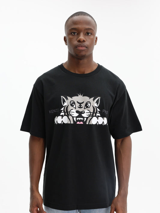 Kenzo T-Shirt Tiger Black