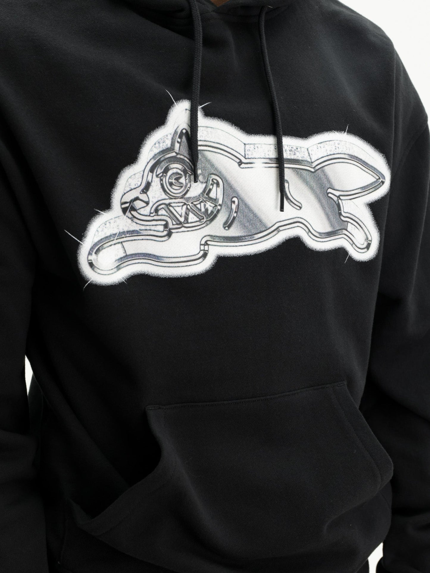 Ice-cream Hoodie Iced Out Dog Popover Black