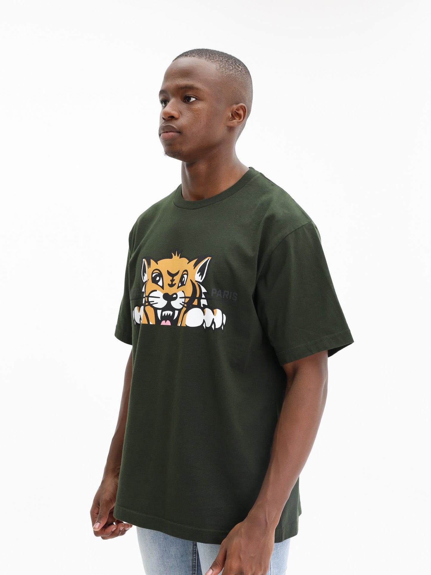 Kenzo T-Shirt Tiger Dark Khaki