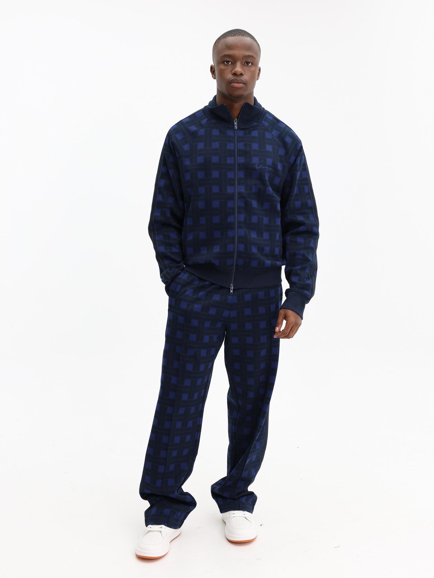 Kenzo Jacket Checkered Blue-Black