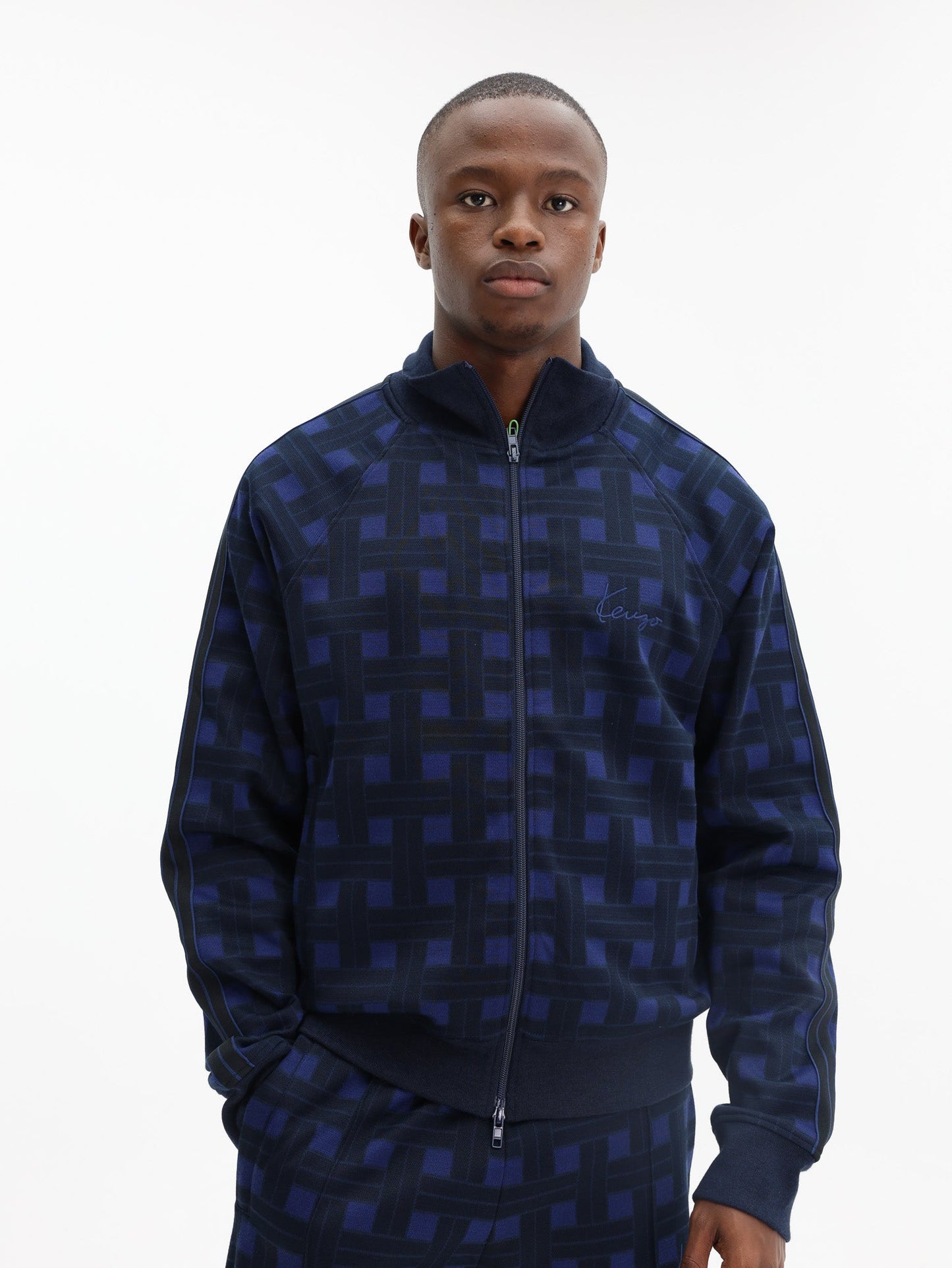 Kenzo Jacket Checkered Blue-Black
