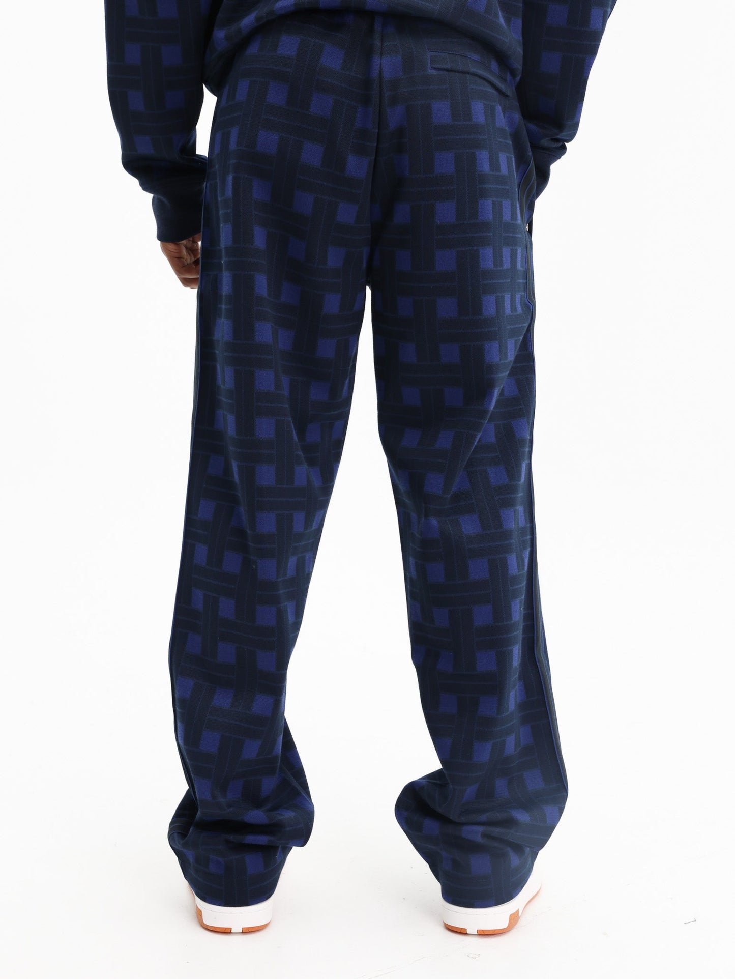 Kenzo Pants Checkered Blue-Black