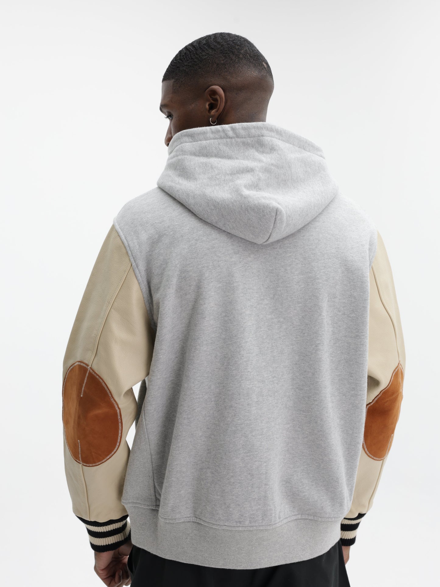 Billionaire Boys Club Jacket Standing Astro Leather Heather Grey