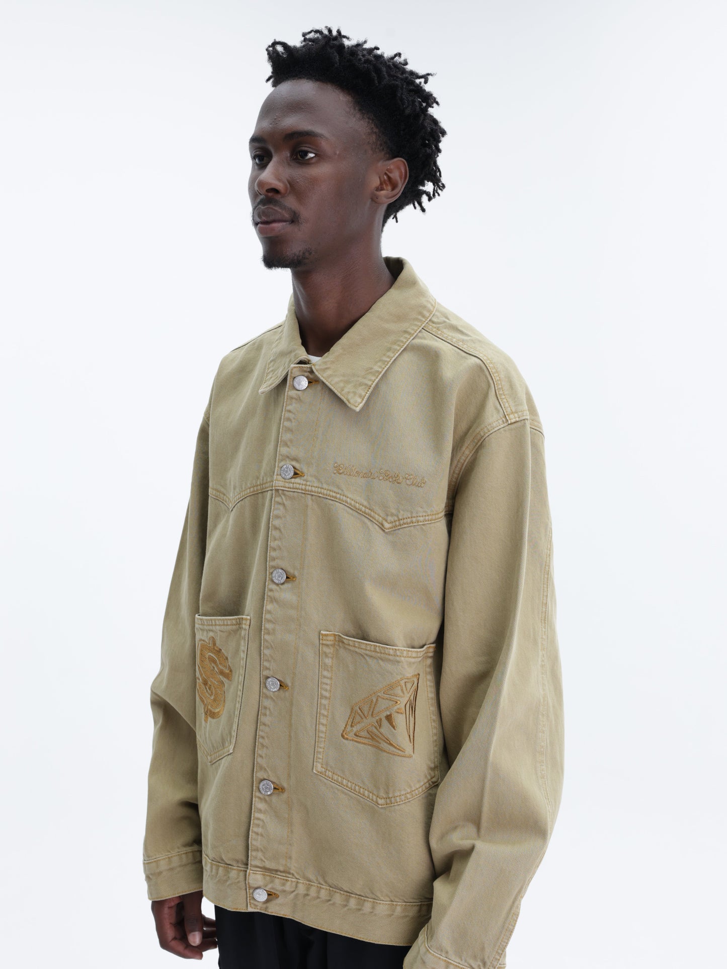 Billionaire Boys Club Jacket Diamonds & Dollars Pocket Logo Sand