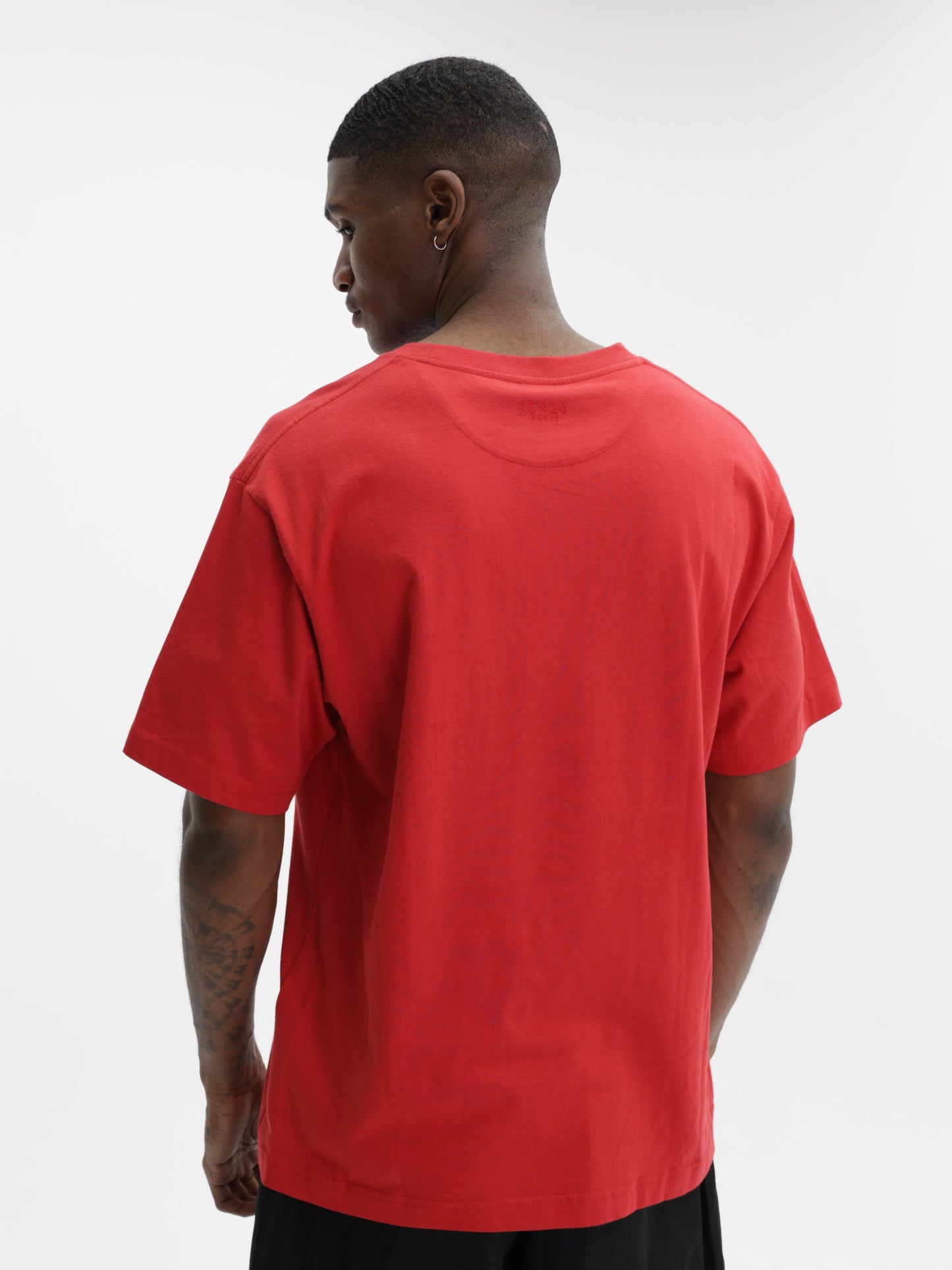 Kenzo T-Shirt Snake Gold-Red