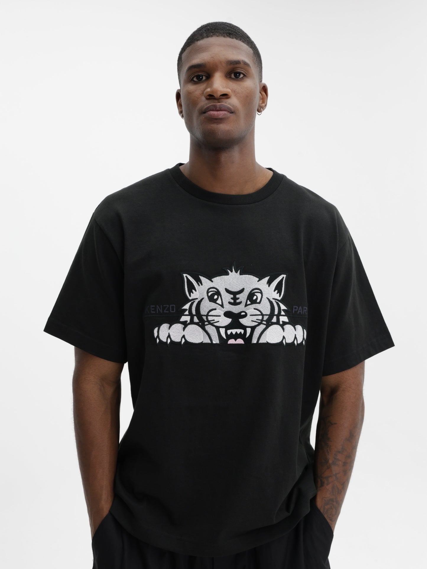 Kenzo T-Shirt Tiger Black