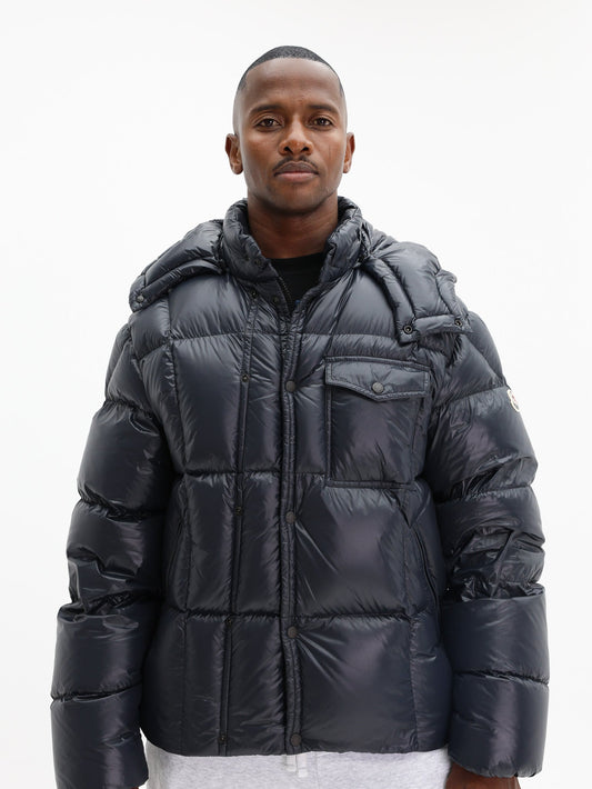 Moncler Jacket Serfanto Puffer Logo Black