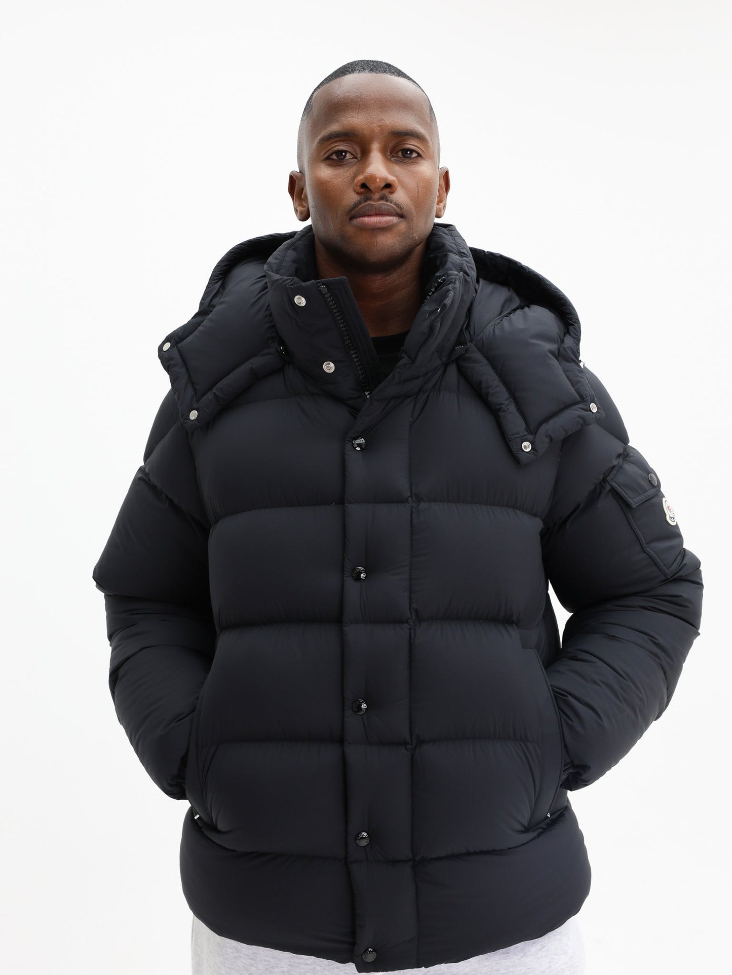 Moncler Jacket Maya Logo Black