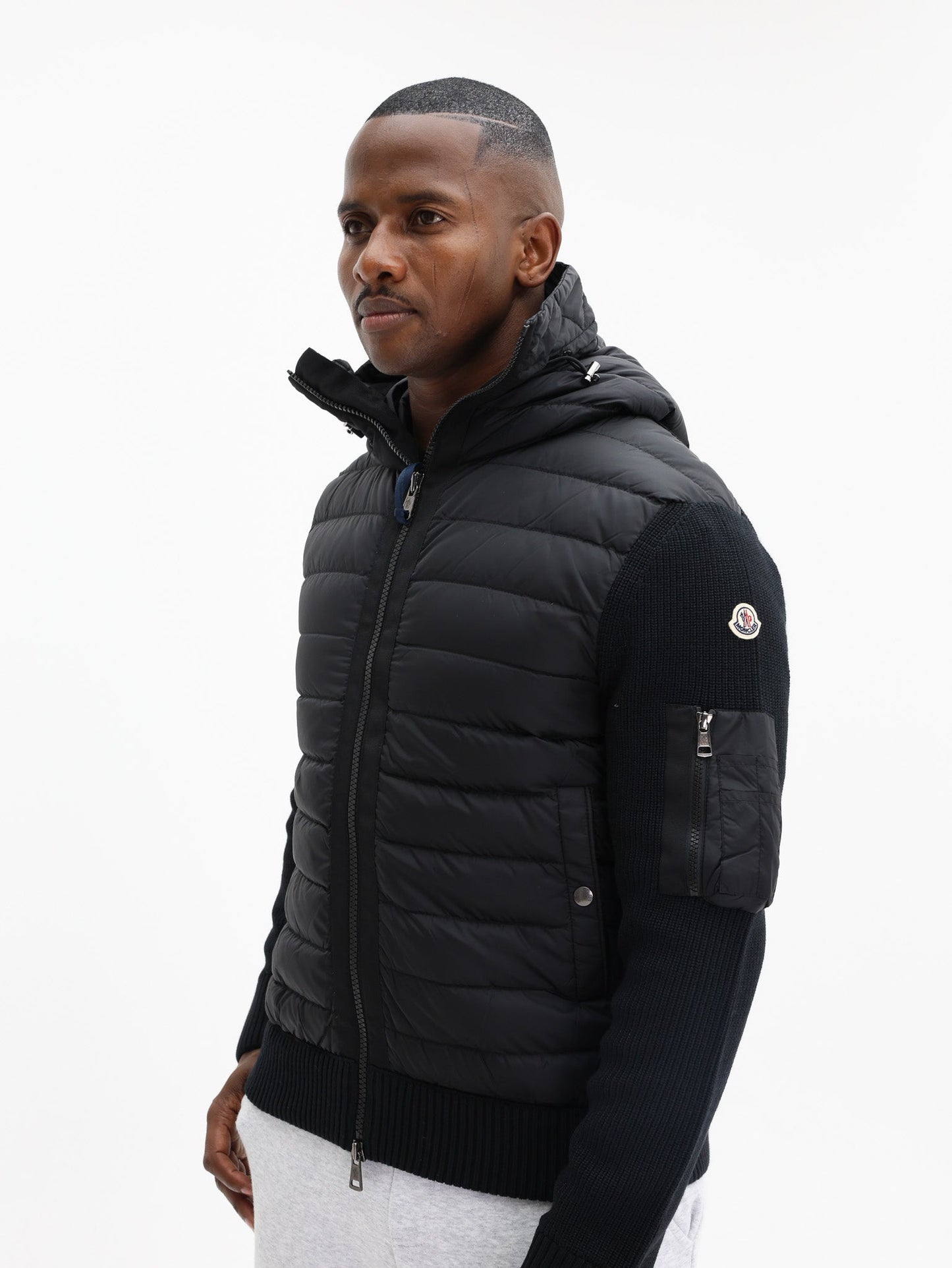 Moncler Cardigan Tricot Black