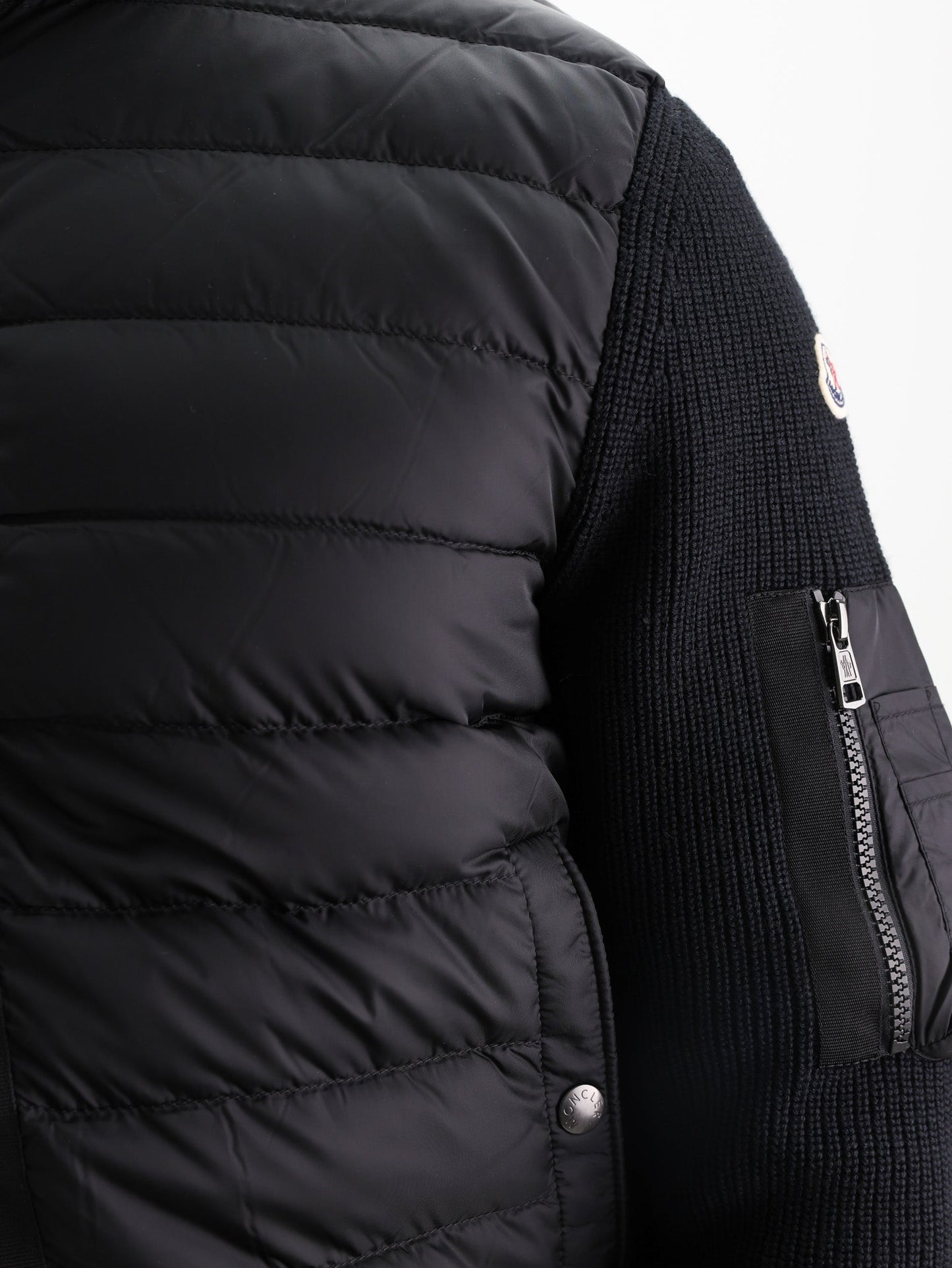 Moncler Cardigan Tricot Black